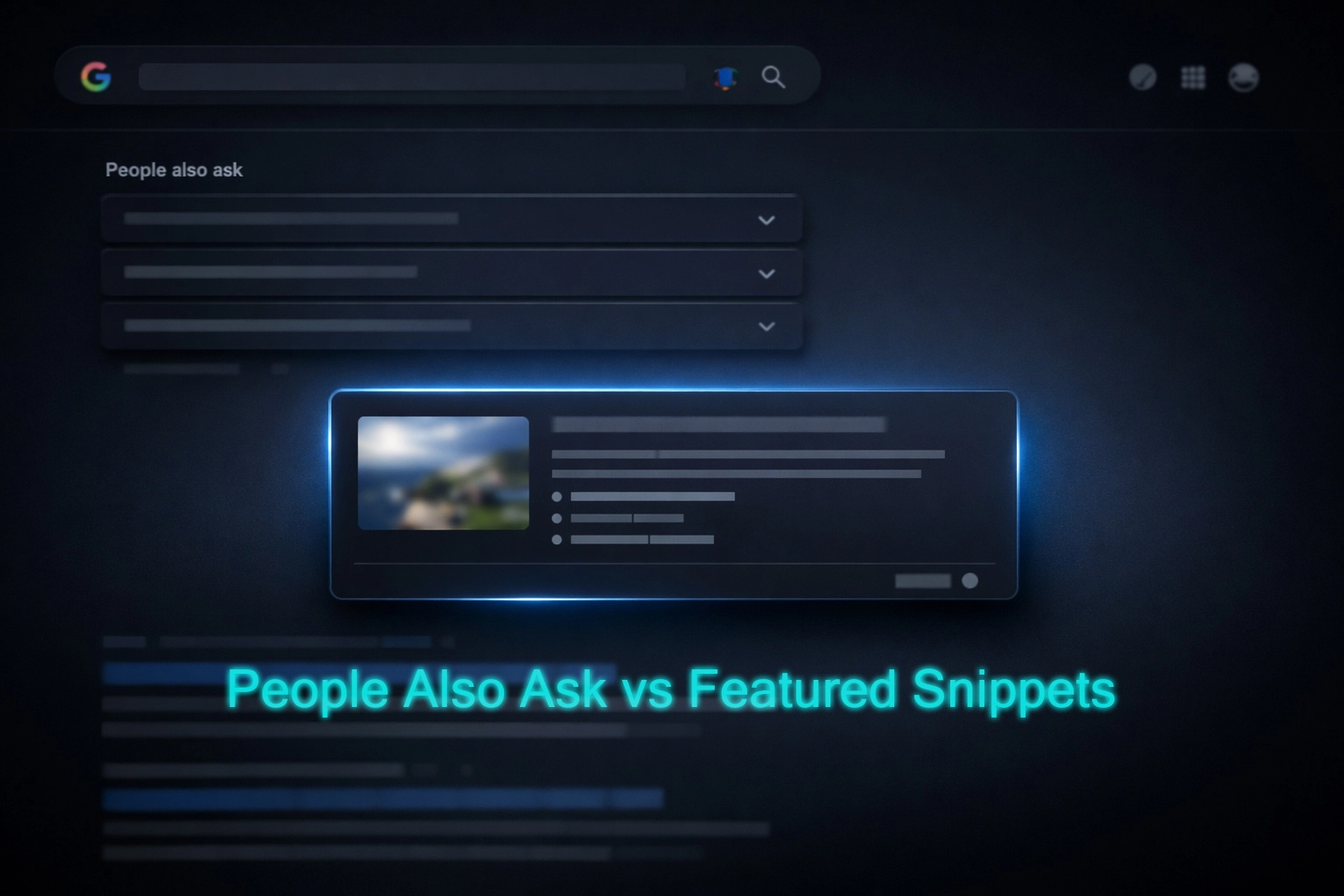 People Also Ask vs Featured Snippets diferente si strategii SEO